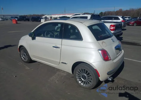 2012 Fiat 500 Lounge z USA, uszkodzony, nr VIN 3C3CFFCR1CT119809